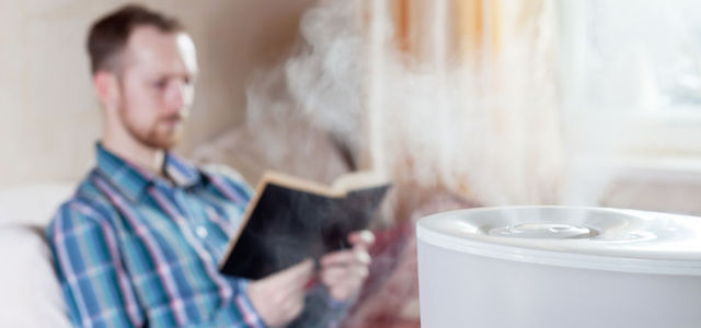 Aromatherapy: Inhaling essential oils using a diffuser